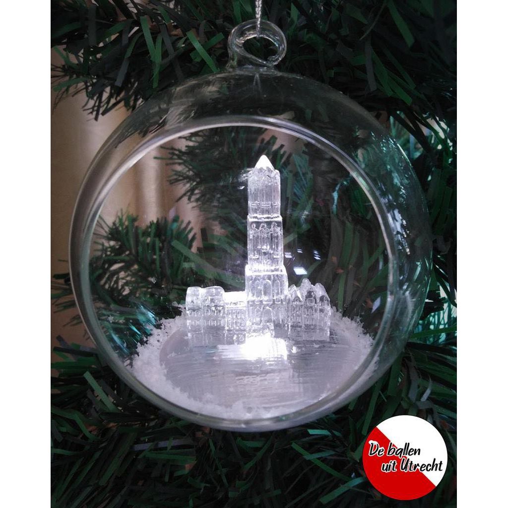 Utrecht open bal Glas led (rood)