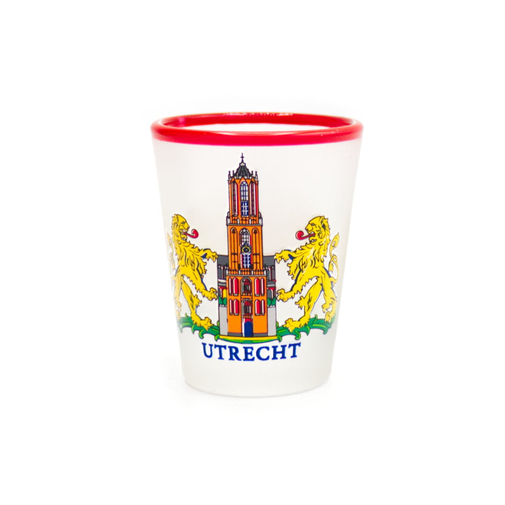 Wapen van Utrecht Shotglaasje Transparant