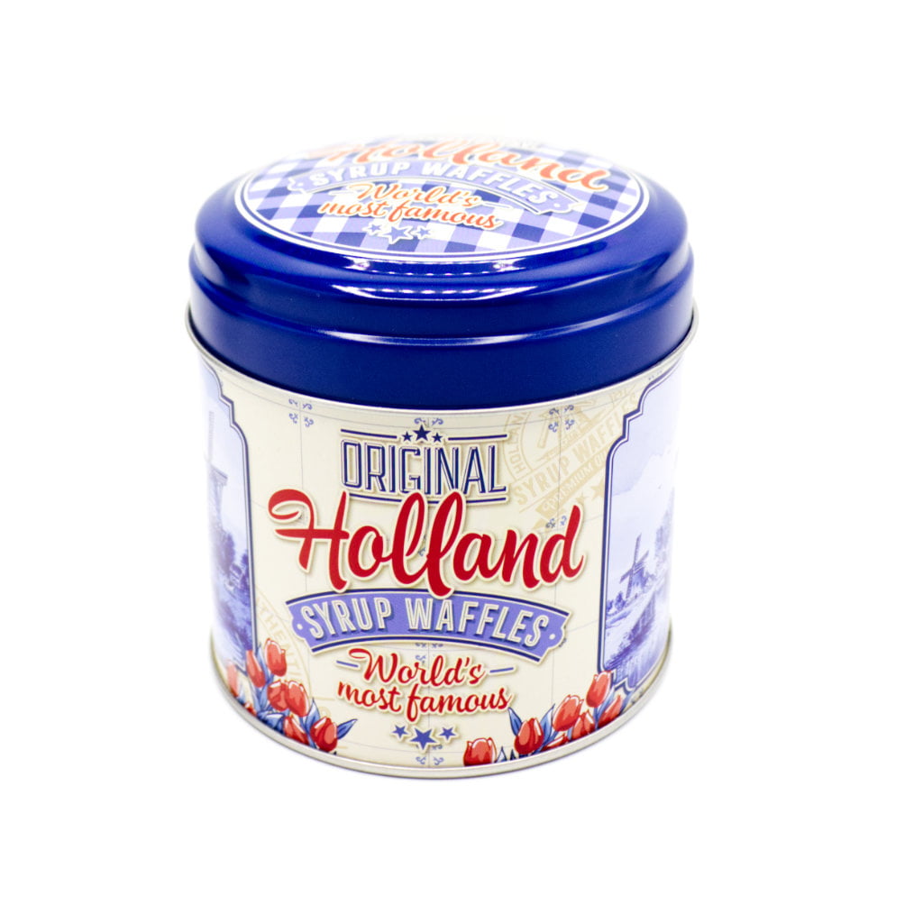 Stroopwafelblik Blauw