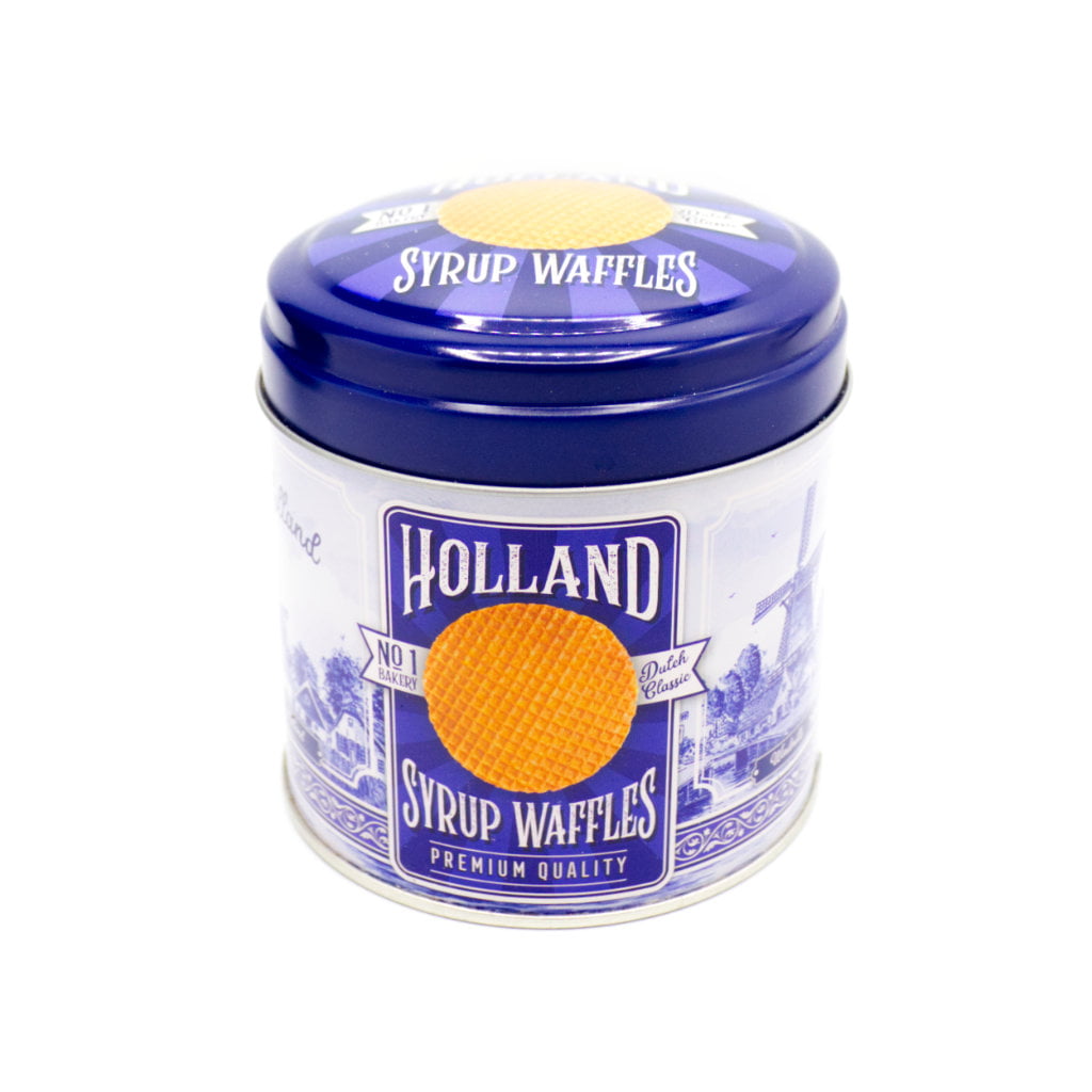 Holland Delfts Blauw Stroopwafelblik