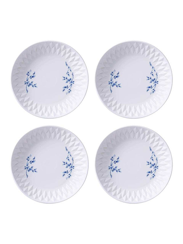 Ruim pastabord met opstaande rand uit de Blauw Vouw-collectie, geïnspireerd door Origami.