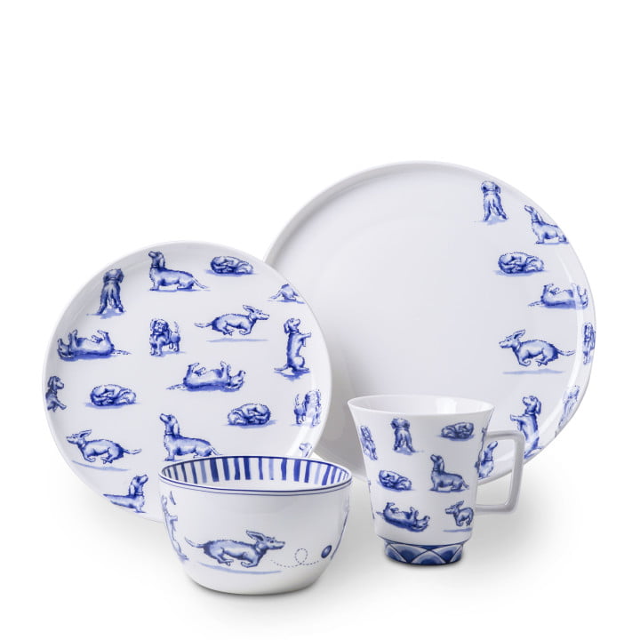 Voerbak Teckel Nhaan Porselein