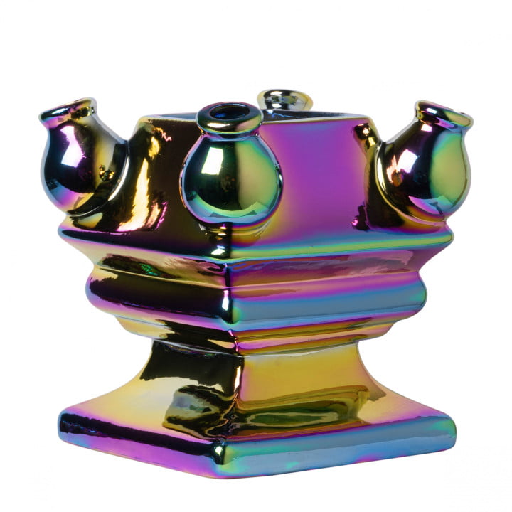 Stapelvaas 3-delig Regenboog, kleurrijke en levendige tulpenvaas met een regenboogafwerking, geleverd in opvallende verpakkingsdozen