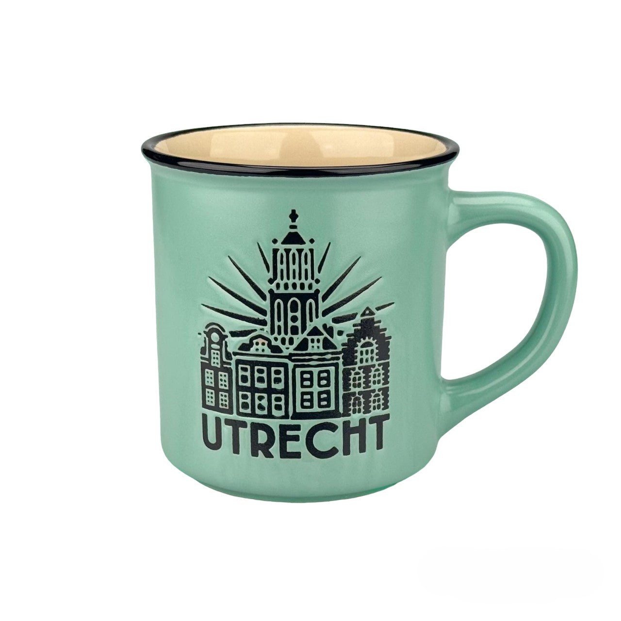 Vintage Groene Mok Utrecht