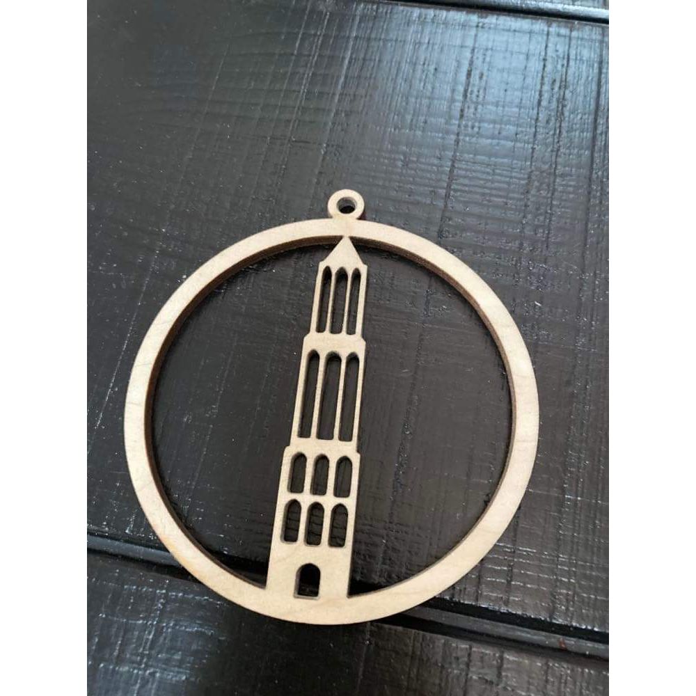 Houten kerstbal Domtoren