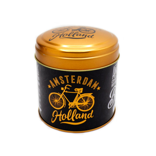 Amsterdam Holland Goud Stroopwafelblik